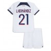 Paris Saint-Germain Lucas Hernandez #21 Auswärtstrikot 2023-24 Kurzarm (+ kurze hosen)